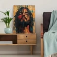 thumbnail image 5 of Qisvanset 12x16 Inch 2D Flat Framed Canvas Art, Abstract Colorful Horse Trio Brush Stroke Farmhouse Living Room Wall Art, 5 of 5