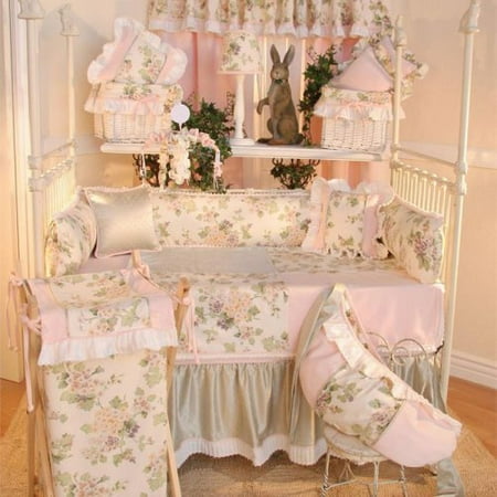 Brandee Danielle Flower Medley Fitted Crib Sheet