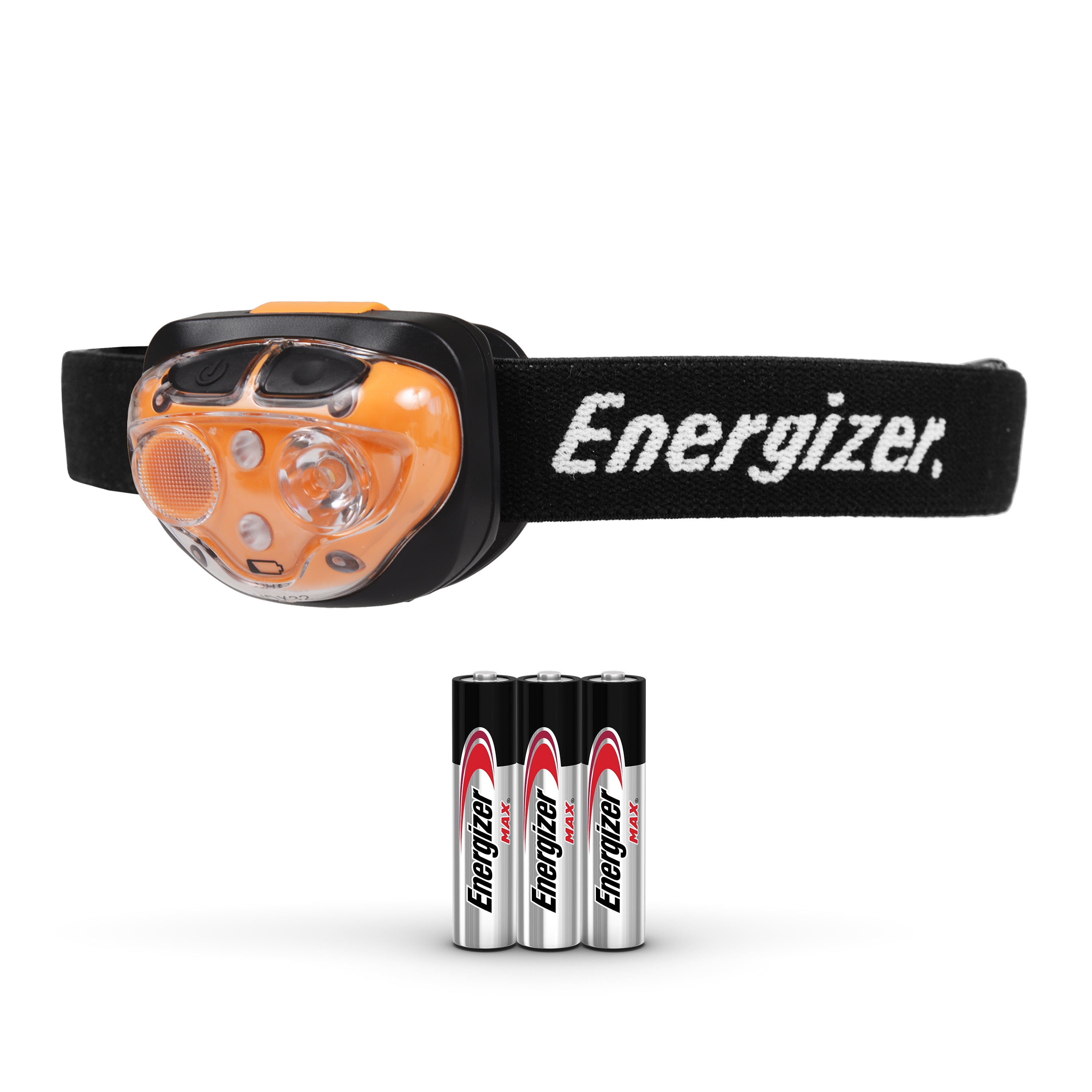 Energizer Vision LED Headlight 100 Lumen Head Torch Lamp 3 AAA Batteries Camping 