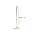 thumbnail image 3 of Uxcell M4 x 110mm / 4.33" Male Thread Phillips Pan Head Bolt Screw Color Zinc Plated 5 Pack, 3 of 4