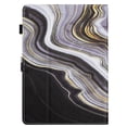 thumbnail image 6 of for Universal 7 Inch Android Tablet/Galaxy Tab A 7-Inch SM-T280 /Galaxy Tab 4 7" T230 /Onn 7 Inch Case, Pattern PU Leather Folio Case with Pen Holder, Magnetic Stand Cover with Card Slots, Black Gold, 6 of 9