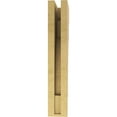 thumbnail image 4 of 3"W x 6"D x 18"H Thin Mediterranean Rough Cedar Woodgrain TimberThane Corbel, Primed Tan, 4 of 6