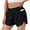 Black, variant on Women's Shorts for Women Running Workout Sport Layer Active Shorts with Pockets  Athletic Shorts Woman Black M