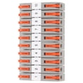 thumbnail image 3 of SHISUYAN 10 Sets Terminal Block Electrical Connector Quick Connect Din Bar, 3 of 9