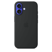 Apple iPhone 16 Silicone Case with MagSafe - Black