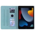 thumbnail image 3 of SaniMore Wallet Case for iPad 10.2" (9th/8th/7th Generation, 2021/2020/2019), PU Leather Magnetic Closure Cover Support Pencil Holder Card Slot & Kickstand Full Body Protective Shell, Blue, 3 of 7
