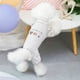 thumbnail image 5 of Pijamas para perros pequeños, niños y niñas, ropa para cachorros de 4 patas, mono cálido de invierno para perros, machos y hembras (gris) L, 5 of 7