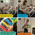 thumbnail image 4 of Baby Einstein Ocean Explorers Kick to It 4-in-1 Musical Swing & Rocker, with Removable Piano, 0+ Months, 4 of 12