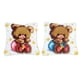 thumbnail image 1 of 2 juegos de cojines para anudar para adultos, cojines para anudar para a ti mismo, cojines para anudar, cojines para sofá con oso, kit de gan, 1 of 9