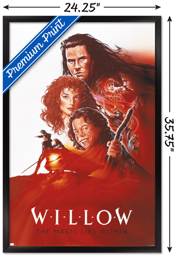 Willow - Teaser One Sheet Wall Poster, 22.375" x 34" Framed