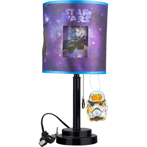 Star Wars Double Shaded Die Cut Table Lamp, Includes CFL Bulb