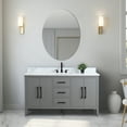 thumbnail image 4 of Vanity Art 60” Single Sink Bathroom Vanity Cabinet with Engineered Marble Countertop, 4 of 9