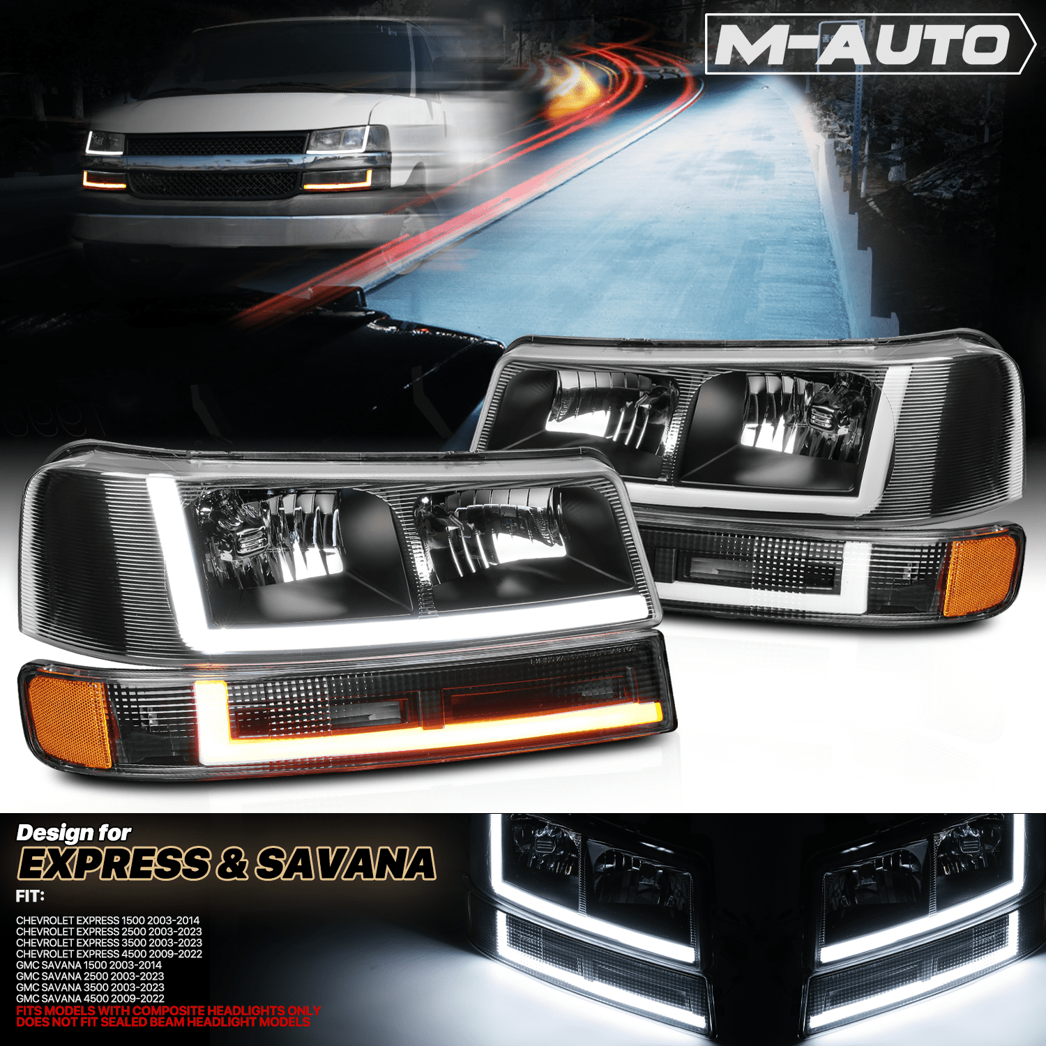 Chevrolet Express & GMC Savana 1996 - 2025 Rear Chrome Bumper Assembly