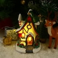 thumbnail image 1 of Ganfancp Nueva Navidad Decoraciones Resina Casa Grande con Música Casa Brillante Botas de Navidad Regalo Liquidación 1 X Decoración Navideña, 1 of 6