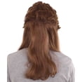 thumbnail image 4 of HPO Adult Men's 80's Mullet Wig | Honey Brown Retro Wig | Premium Breathable Capless Cap, 4 of 8
