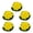 Yellow, variant on 5Pcs 17cm Large Artificial Floating Foam Flower Realistic Water Lilies Pond Plant for Water Garden Decoration