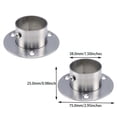 thumbnail image 5 of LC LICTOP 2Pcs Stainless Steel Pipe Flange Seat Railing Base with Mounting Screws Silver 38mm/1.5", 5 of 5