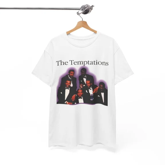 The Temptations Tshirt Cd Cover Vintage Concert Graphic Unisex Heavy Cotton Tee
