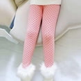 thumbnail image 3 of Girls Fleece Lined Leggings Multipack Warm Winter Leggings for Girl Fleece Pants in 2-13 Years Winter Leggings, 3 of 3