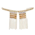 thumbnail image 3 of Arnés De De Imitación Completo Cintura Cadena Cuerpo Cadena Hombro Colr Para Mujer Joyería De Lentejues Doradas Body Sunnimix Joyas de cadena corporal en capas, 3 of 8
