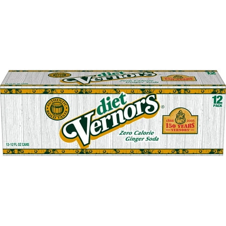 Abbey Ale - Vernors Ginger Ale Diet Soda, 12 Fl. Oz., 12 Count