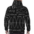 thumbnail image 2 of Mens Mathematical Formula Pullover Hoodie Long Sleeve Sport Outwear Hooded Sweatshirt for Math-lovers, 2 of 7