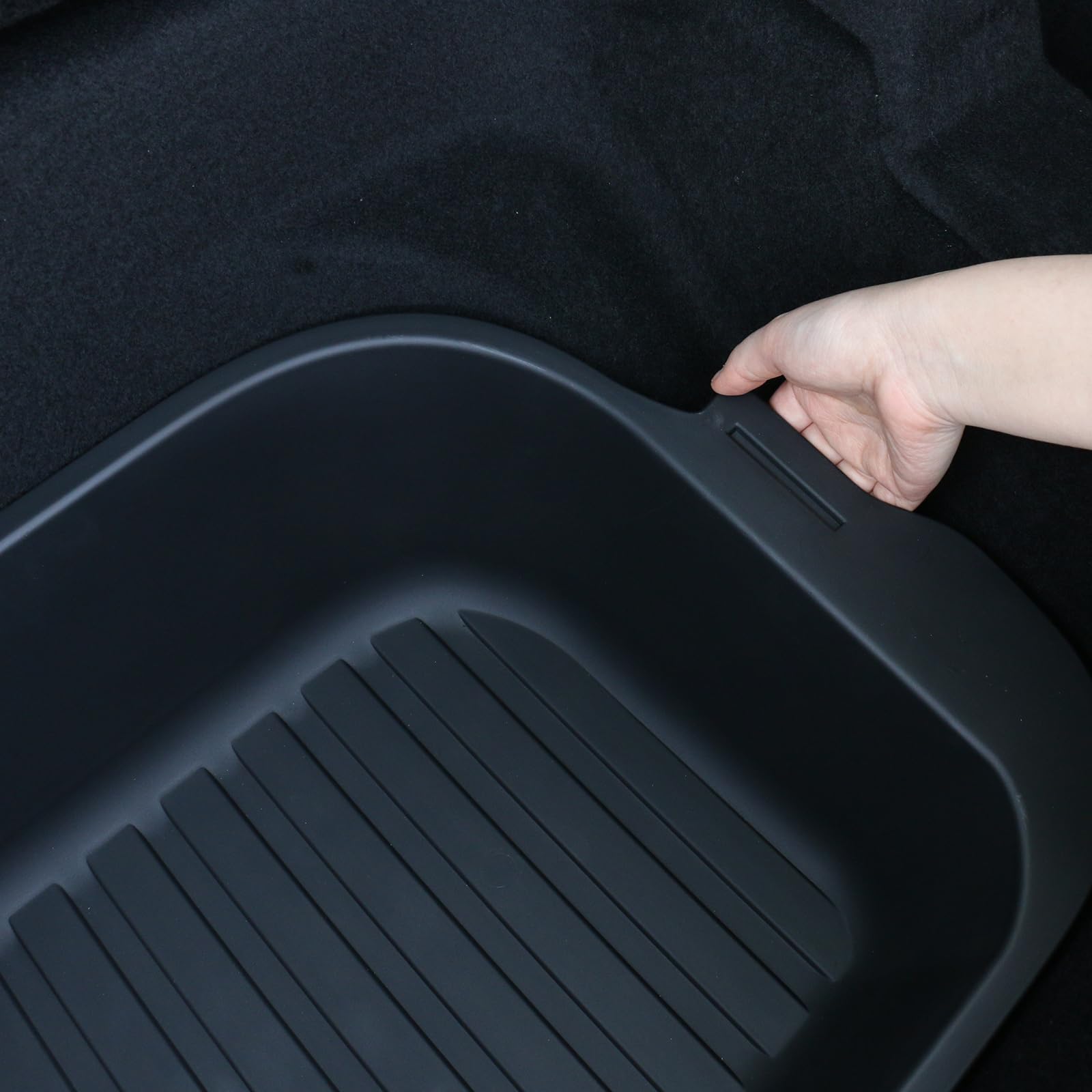 GUANGHUI 2 Pcs Trunk Organizer for 2025 2026 Tesla Model Y Juniper Trunk Storage Box Organizer Tray