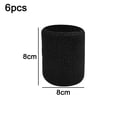 thumbnail image 2 of Wrist Sweatbands Tennis Wrist Bands Absorbent Sweatbands for Football Basketball Running, 2 of 6
