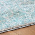 thumbnail image 5 of Addison Rugs Dream Shag Premium Machine Washable Transitional Nautilus Aqua Round Rug, 8' x 8', 5 of 8