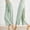 Mint Green womens pants, variant on Wycnly Pants for Women Palazzo Pants for Women Casual Drawstring Elastic Waist Yoga Sports Cropped Pants Solid Loose Wide Leg Slit Trousers