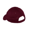 thumbnail image 3 of Port & Company Youth Six Panel Twill Cap-One Size (Maroon), 3 of 5