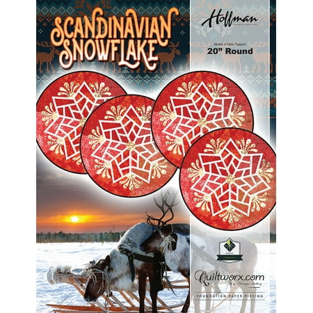Scandinavian Snowflake Foundation Paper Pieced Quilt Pattern from Judy Niemeyer (Best Paper Snowflake Patterns)