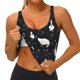 thumbnail image 3 of Fotbe Fashionable Goose Sujetador Deportivo Largo sin Aros para Mujer con Almohadillas y Soporte Medio, Transpirable y Absorbente, Camiseta Tipo Chaleco o Tank Top-Small, 3 of 8