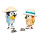 thumbnail image 1 of Paquete de 2 figuras de Bluey: de vacaciones, figuras de 2,5 pulgadas con accesorios, los niños pueden recrear sus momentos favoritos del episodio, las figuras incluyen sombreros extraíbles, 1 of 5