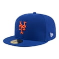 thumbnail image 3 of Men's New Era  Royal New York Mets Hidden Hit 59FIFTY Fitted Hat, 3 of 5