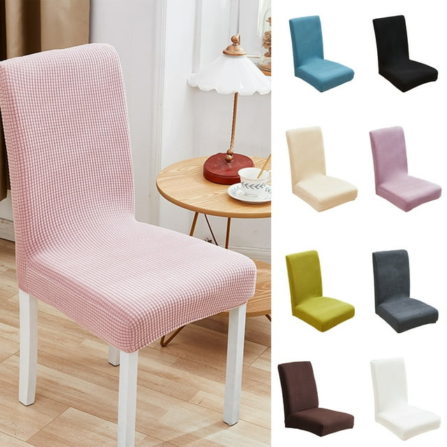 Neinkie Spandex Chair Covers Dining Room Chair Slipcovers Dining Chair Covers Parsons Chair Slipcover Stretch Chair Covers for Dining Room Removable and Washable