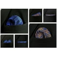 thumbnail image 5 of Nvzi Mens Silk Pocket Square Set Handkerchiefs-9*9inch，A48, 5 of 5