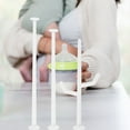 thumbnail image 6 of Raindrops 3Pcs Baby Bottle Dryer Rack White Bottle Drying Racks Plastic Draining Outdoor Travel, 6 of 8