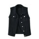 thumbnail image 1 of Chaqueta de mezclilla para mujer Abrigos de otoño Chaqueta de mezclilla sin mangas sólida Prendas de abrigo Odeerbi ODB-3, 1 of 6