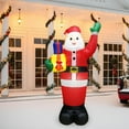 thumbnail image 4 of Modelo inflable de Papá Noel Yuyangstore 6 pies con luces para jardín, 4 of 8