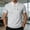 White, variant on COSFO Short Sleeve Mens Big And Tall Polo Shirts Plaid Casual Business Shirt Work Pullover with Pocket Collared Loose Fit Tops