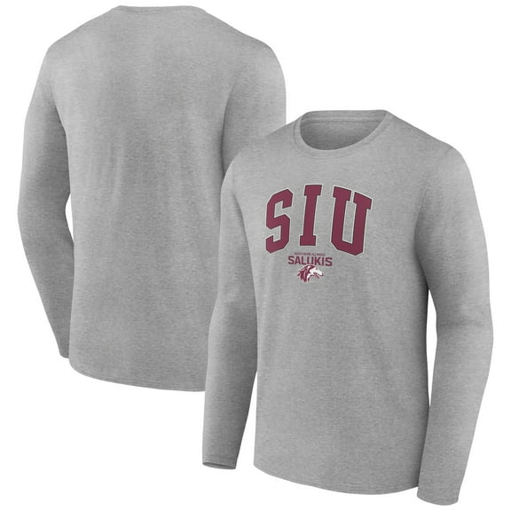 Men's Gray Southern Illinois Salukis Campus Long Sleeve T-Shirt