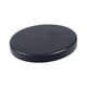 thumbnail image 5 of Taburete de bar con asiento de PU redondo, color negro, fácil de limpiar, accesorio de cocina con diseño antiestático Liso, 5 of 8
