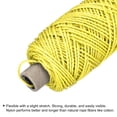 thumbnail image 4 of Torcida Albañil Línea Nylon Cordel Cuerda Cordón Amarillo 100M/109 Yardas 2.5mm Diámetro para Redes, Paisajismo, Hogar Mejora, Bricolaje Proyecto, Artesanía, Albañilería Unique Bargains cuerdas, 4 of 6