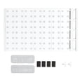 thumbnail image 5 of NFTIGB Expandable Closet Shelf Space Saving Punch Free Wardrobe Clothes Dividers for Home, White (28.7-49.2 in / 73-125 cm), 5 of 9