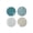 Green, variant on Drink Coasters Set of 4, Cotton Linen Car Cup Holder Coaster, Absorbent Table Decor for Home and Living Room Decor, White