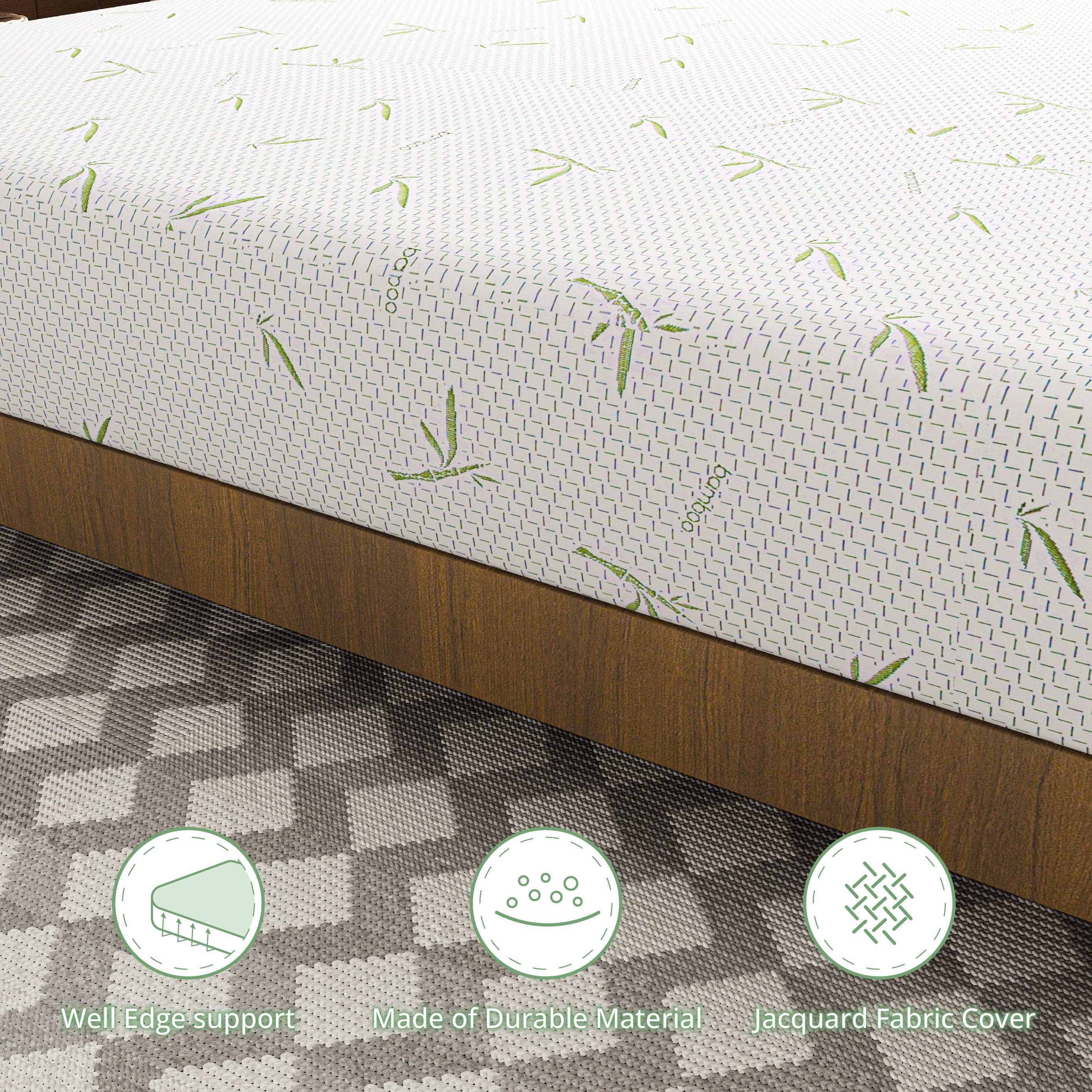 Arctus Full Mattress, 8 inch Gel Memory Foam Mattress in a Box, Medium