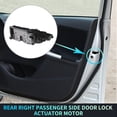 thumbnail image 2 of Motor del actuador de bloqueo de puerta eléctrica del lado del pasajero trasero para Mini Cooper 2011-2019 No.51227281940 Negro, 2 of 7