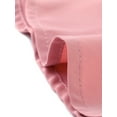 thumbnail image 5 of INSPIRE CHIC Blouse à Basque pour Femme, Décontractée, Manches à Volants, Col à Volants Plissé, Haut, TG, Rose, 5 of 5