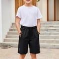 thumbnail image 2 of YunPes Boys Athletic Shorts Mesh Basketball Soccer Kids Youth Shorts Quick Dry Sport Active Clothes with Zipper Pockets Ice Silk, 2 of 8